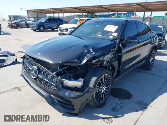 2022 Mercedes-Benz GLC with VIN W1N0J8EB8NG065353, listed as a IAAI auction lot 42033265 with 25,846 mi miles. Bid and sale history available at carsss.com. Image 2.