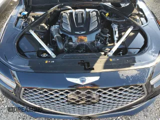 2020 Genesis G90 3.3T Premium with VIN KMTF34PA6LU078241, listed as a Copart auction lot 77247784 with 0 mi miles and Non Repairable. Bid and sale history available at carsss.com. Image 11.