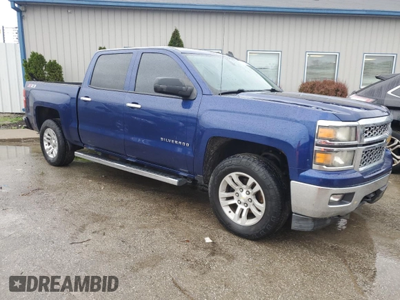 2014 Chevrolet Silverado 1500 LT with VIN 3GCUKREC9EG202504, listed as a Copart auction lot 51528055 with 190,790 mi miles and Salvage Title. Bid and sale history available at DreamBid. Image 4.