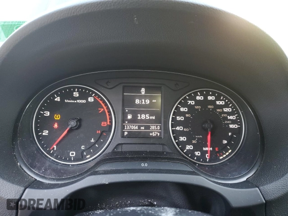 2015 Audi S3 2.0T Premium Plus with VIN WAUBFGFF0F1056824, listed as a Copart auction lot 61876213 with 137,064 mi miles. Bid and sale history available at carsss.com. Image 9.
