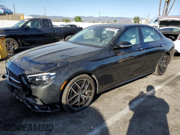 2021 Mercedes-Benz E-Class E 350 with VIN W1KZF8DB4MA926424, listed as a Copart auction lot 47431975 with 24,753 mi miles and Salvage Title. Bid and sale history available at carsss.com. Image 1.