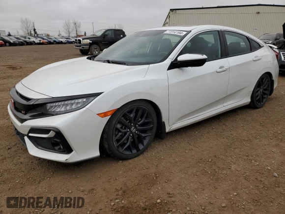 2020 Honda Civic Si with VIN 2HGFC1E53LH201033, listed as a Copart auction lot 77314194 with 79,000 mi miles and Clean Title. Bid and sale history available at DreamBid. Image 1.
