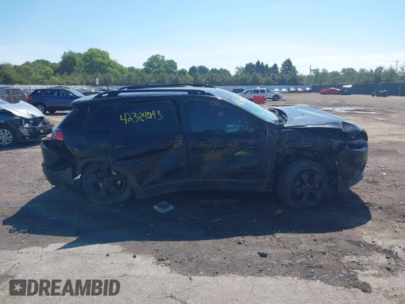 2019 Jeep Cherokee Latitude Plus with VIN 1C4PJMLX8KD432780, listed as a IAAI auction lot 42384043 with 98,099 mi miles and . Bid and sale history available at DreamBid. Image 13.