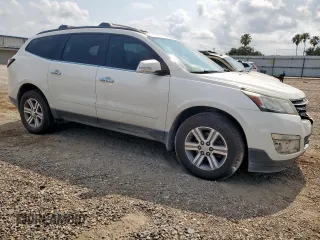 2015 Chevrolet Traverse LT with VIN 1GNKRHKDXFJ264429, listed as a Copart auction lot 58413825 with Not provided miles and Salvage title. Bid and sale history available at DreamBid. Image 4.