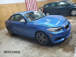 2015 BMW 2 Series M235i xDrive with VIN WBA1J9C59FV371308, listed as a Copart auction lot 77836744 with 89,334 mi miles and Clean Title. Bid and sale history available at carsss.com. Image 4.