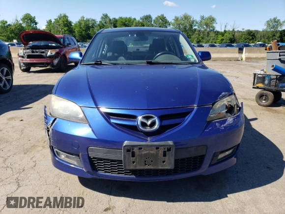2007 Mazda 3 S Touring with VIN JM1BK324771641980, listed as a Copart auction lot 61132664 with 121,518 mi miles and Salvage Title. Bid and sale history available at DreamBid. Image 5.