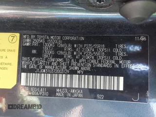 2007 Lexus RX 400h z VIN JTJGW31U372003129, wystawiony jako IAAI lot #41769911 z przebiegiem 231 097 mil mil oraz . Historia ofert i sprzedaży dostępna na DreamBid. Obrazek 9.