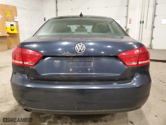 2012 Volkswagen Passat SE with VIN 1VWBP7A30CC011599, listed as a Copart auction lot 47373265 with 131,840 mi miles and Clean Title. Bid and sale history available at carsss.com. Image 6.