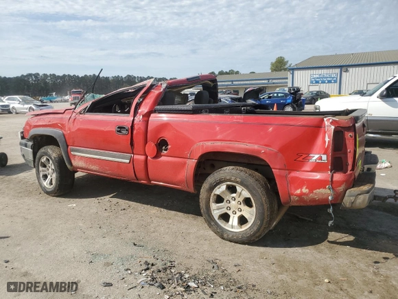 2004 Chevrolet Silverado 1500 Z71 with VIN 1GCEK14T34Z147408, listed as a Copart auction lot 50516975 with 214,351 mi miles and Salvage Title. Bid and sale history available at carsss.com. Image 2.