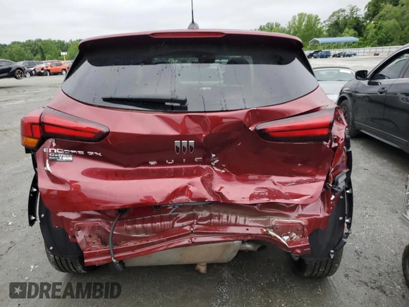 2025 Buick Encore GX Preferred with VIN KL4AMBSP5SB026657, listed as a Copart auction lot 58426895 with 7,105 mi miles and Salvage title. Bid and sale history available at DreamBid. Image 6.