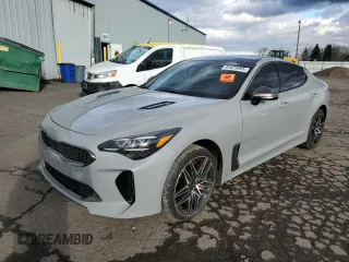2022 Kia Stinger GT1 with VIN KNAE45LC5N6114624, listed as a Copart auction lot 44423865 with 67,193 mi miles and Salvage Title. Bid and sale history available at DreamBid. Image 1.