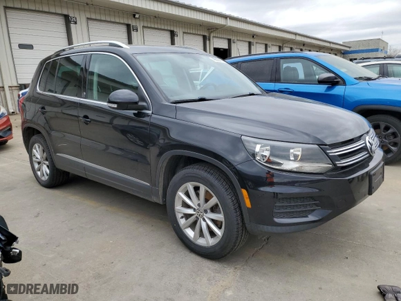 2017 Volkswagen Tiguan Wolfsburg Edition with VIN WVGSV7AX1HK014886, listed as a Copart auction lot 49583415 with 157,633 mi miles and Clean Title. Bid and sale history available at carsss.com. Image 4.