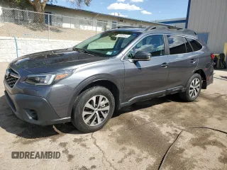 2022 Subaru Outback Premium with VIN 4S4BTAFC3N3193723, listed as a Copart auction lot 58500445 with 36,762 mi miles and Salvage title. Bid and sale history available at DreamBid. Image 1.