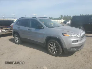 2016 Jeep Cherokee Sport with VIN 1C4PJMAB7GW203347, listed as a Copart auction lot 62055885 with 87,083 mi miles and Salvage title. Bid and sale history available at DreamBid. Image 4.