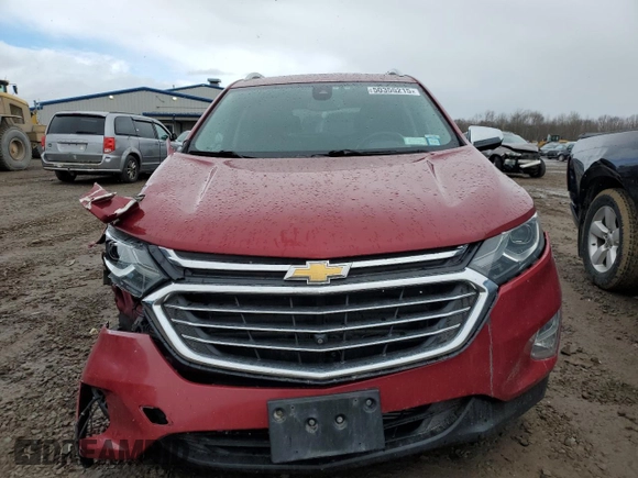 2019 Chevrolet Equinox Premier with VIN 2GNAXXEV3K6161652, listed as a Copart auction lot 50355215 with 83,345 mi miles and Salvage Title. Bid and sale history available at DreamBid. Image 5.