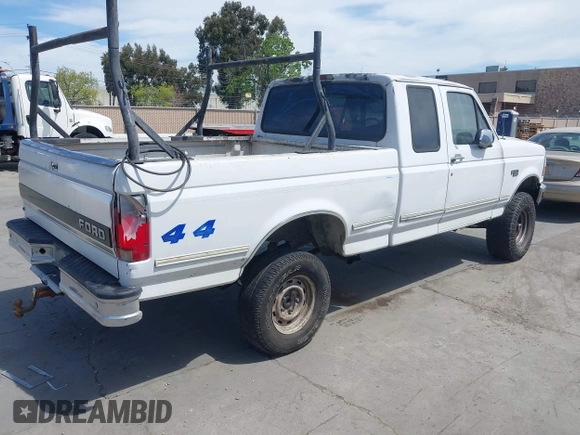 1995 Ford F-150 with VIN 1FTEX14N0SKB17050, listed as a IAAI auction lot 42019771 with 1 mi miles. Bid and sale history available at carsss.com. Image 4.