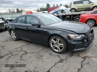 2015 Audi A6 3.0L TDI Premium Plus with VIN WAUFMAFC8FN008491, listed as a Copart auction lot 70367132 with 93,045 mi miles. Bid and sale history available at carsss.com. Image 4.
