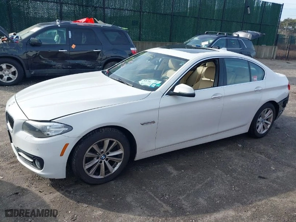 2016 BMW 5 Series 528i xDrive with VIN WBA5A7C56GG150583, listed as a IAAI auction lot 41705722 with 85,215 mi miles. Bid and sale history available at carsss.com. Image 14.