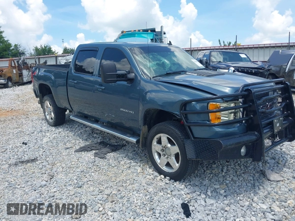 2013 GMC Sierra 2500HD SLT with VIN 1GT121E82DF189658, listed as a IAAI auction lot 42080921 with 160,616 mi miles and . Bid and sale history available at DreamBid. Image 1.