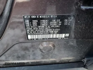 2022 Honda HR-V EX with VIN 3CZRU6H56NM730301, listed as a Copart auction lot 44772915 with Not Provided miles and Salvage Title. Bid and sale history available at carsss.com. Image 12.