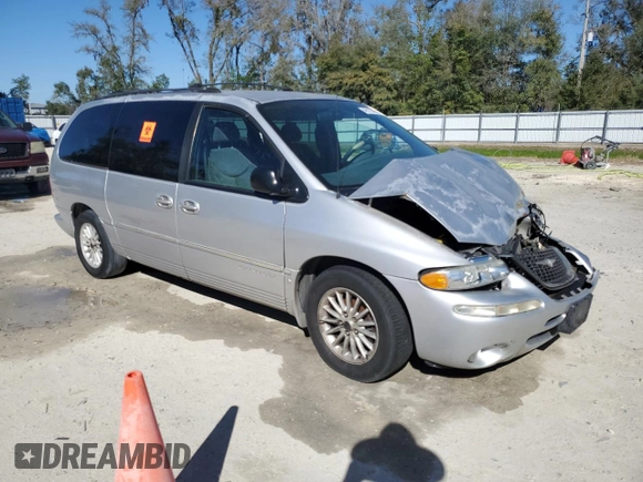 2000 Chrysler Town & Country with VIN 1C4GP54G7YB561391, listed as a Copart auction lot 48127695 with Not Provided miles and Salvage Title. Bid and sale history available at DreamBid. Image 4.