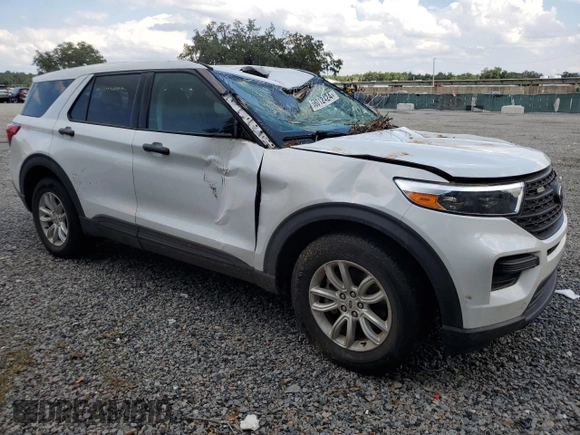 2021 Ford Explorer with VIN 1FMSK8BH3MGA78382, listed as a Copart auction lot 68012424 with 38,881 mi miles and Non repairable. Bid and sale history available at DreamBid. Image 4.