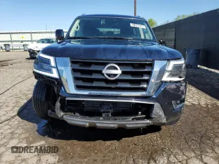 2023 Nissan Armada SL z VIN JN8AY2BD6P9693059, wystawiony jako Copart lot #57440335 z przebiegiem 60 956 mil mil oraz Czysty tytuł • Clean title. Historia ofert i sprzedaży dostępna na DreamBid. Obrazek 5.