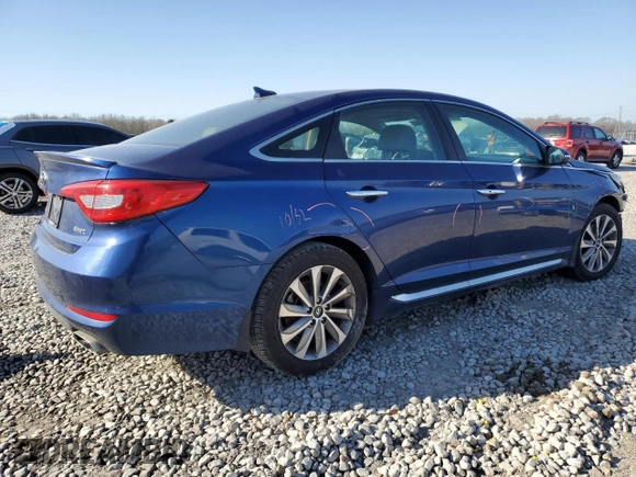 2017 Hyundai Sonata Sport with VIN 5NPE34AF8HH469178, listed as a Copart auction lot 48512795 with 97,987 mi miles and Salvage Title. Bid and sale history available at DreamBid. Image 3.