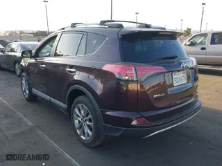 2017 Toyota RAV4 Limited with VIN 2T3YFREV0HW332280, listed as a IAAI auction lot 41975756 with 18,042 mi miles. Bid and sale history available at carsss.com. Image 3.