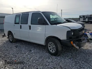 2012 Chevrolet Express Cargo with VIN 1GCSGAFX0C1189889, listed as a Copart auction lot 53987705 with 216,699 mi miles and Salvage title. Bid and sale history available at DreamBid. Image 4.
