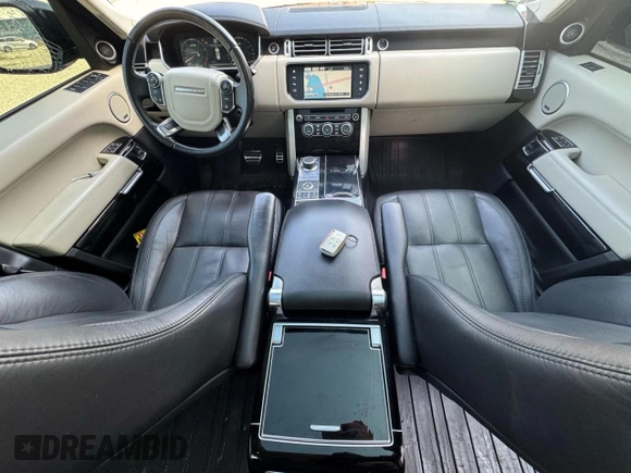2016 Land Rover Range Rover with VIN SALGS3EF3GA27214, listed as a Copart auction lot 57728565 with 130,965 mi miles and Clean Title. Bid and sale history available at DreamBid. Image 9.