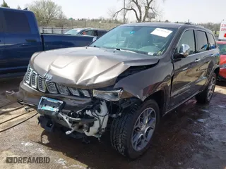 2020 Jeep Grand Cherokee Overland with VIN 1C4RJECG8LC323824, listed as a IAAI auction lot 41757922 with 64,792 mi miles. Bid and sale history available at carsss.com. Image 2.