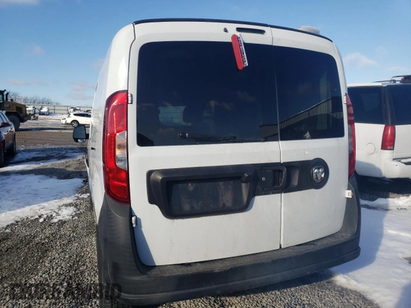 2015 Ram ProMaster City Cargo Tradesman with VIN ZFBERFAT0F6A82699, listed as a Copart auction lot 87294904 with 143,326 mi miles and Salvage Title. Bid and sale history available at carsss.com. Image 6.