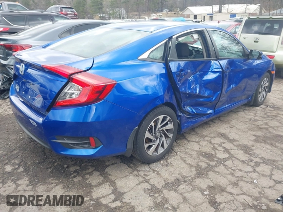 2016 Honda Civic Sedan EX with VIN 19XFC2F87GE076648, listed as a IAAI auction lot 41797654 with 111,132 mi miles. Bid and sale history available at carsss.com. Image 4.