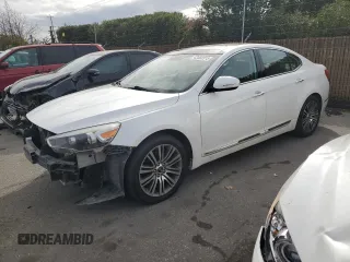 2014 Kia Cadenza Premium with VIN KNALN4D71E5132155, listed as a Copart auction lot 43482315 with 170,433 mi miles and Salvage Title. Bid and sale history available at carsss.com. Image 1.
