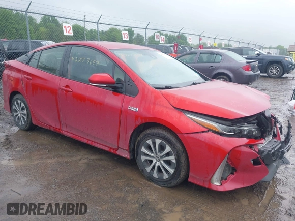 2021 Toyota Prius LE with VIN JTDKAMFP7M3178008, listed as a IAAI auction lot 42273697 with 110,605 mi miles and . Bid and sale history available at DreamBid. Image 1.