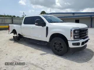 2024 Ford F-250 XL with VIN 1FT8W2BAXRED72805, listed as a Copart auction lot 58874235 with 19,786 mi miles and Salvage title. Bid and sale history available at DreamBid. Image 4.