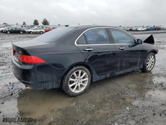 2007 Acura TSX with VIN JH4CL96877C007671, listed as a Copart auction lot 52126265 with 187,113 mi miles and Salvage Title. Bid and sale history available at carsss.com. Image 3.