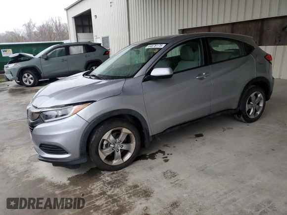 2021 Honda HR-V LX with VIN 3CZRU5H37MM729956, listed as a Copart auction lot 44676175 with 46,186 mi miles and Salvage Title. Bid and sale history available at carsss.com. Image 1.