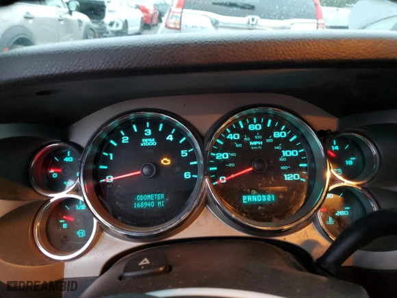 2008 Chevrolet Silverado 1500 LT w/2LT with VIN 2GCEC19J881210019, listed as a Copart auction lot 41699385 with 168,940 mi miles and Salvage Title. Bid and sale history available at carsss.com. Image 9.