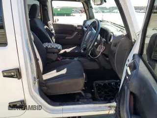2015 Jeep Wrangler Unlimited Sport RHD with VIN 1C4BJWKG0FL690763, listed as a Copart auction lot 48823714 with 156,714 mi miles and Salvage title. Bid and sale history available at DreamBid. Image 7.