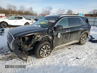 2021 Hyundai Palisade SEL z VIN KM8R2DHEXMU219583, wystawiony jako Copart lot #45725435 z przebiegiem 42 254 mil mil oraz Szkoda całkowita • Salvage title. Historia ofert i sprzedaży dostępna na DreamBid. Obrazek 1.