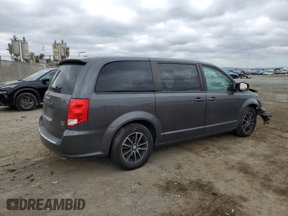 2019 Dodge Grand Caravan GT with VIN 2C4RDGEG1KR641080, listed as a Copart auction lot 50814305 with Not Provided miles and Salvage Title. Bid and sale history available at DreamBid. Image 3.