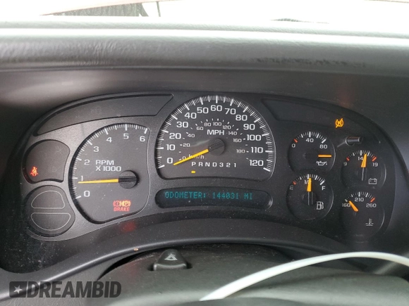 2006 Chevrolet Suburban LS with VIN 1GNFK16Z06J102005, listed as a Copart auction lot 75965374 with 144,031 mi miles and Salvage Title. Bid and sale history available at carsss.com. Image 9.