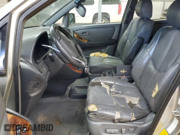 1999 Lexus RX 300 Luxury SUV with VIN JT6HF10U9X0016046, listed as a Copart auction lot 89170055 with 287,807 mi miles and Salvage Title. Bid and sale history available at carsss.com. Image 7.