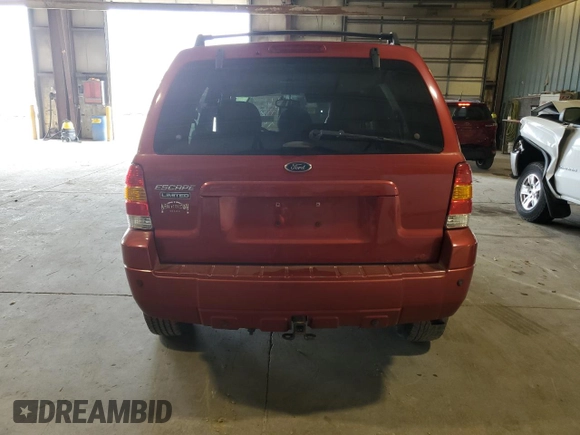 2005 Ford Escape Limited with VIN 1FMCU94175KA14865, listed as a Copart auction lot 64430815 with Not provided miles and Salvage title. Bid and sale history available at DreamBid. Image 6.