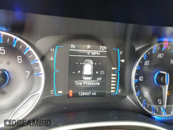 2017 Chrysler Pacifica Touring with VIN 2C4RC1DG6HR552700, listed as a Copart auction lot 61365895 with 128,407 mi miles and Salvage title. Bid and sale history available at DreamBid. Image 9.