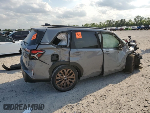2025 Subaru Forester Special Sports with VIN JF2SLDHCXSH551077, listed as a Copart auction lot 53276425 with Not provided miles and Salvage title. Bid and sale history available at DreamBid. Image 3.