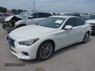 2020 Infiniti Q50 Pure z VIN JN1EV7AP7LM201535, wystawiony jako IAAI lot #42055768 z przebiegiem 49 296 mil mil oraz . Historia ofert i sprzedaży dostępna na DreamBid. Obrazek 2.