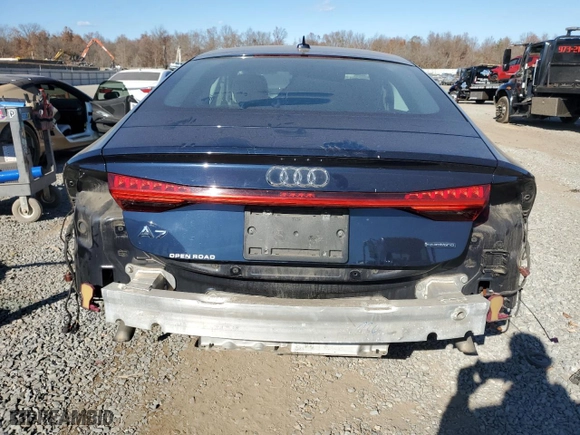 2019 Audi A7 Premium Plus with VIN WAUR2AF29KN085441, listed as a Copart auction lot 79086134 with 74,976 mi miles and Salvage Title. Bid and sale history available at carsss.com. Image 6.